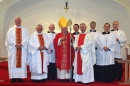 The Clergy and Servers with Bishop Norman